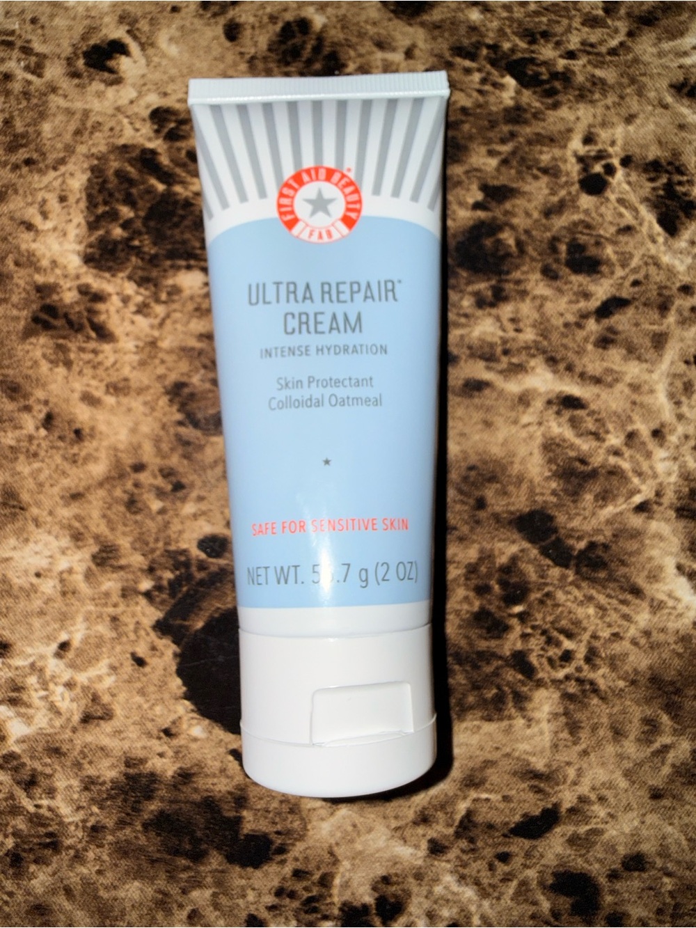 First Aid Beauty Ultra Repair Cream - Light Blue & White Tube